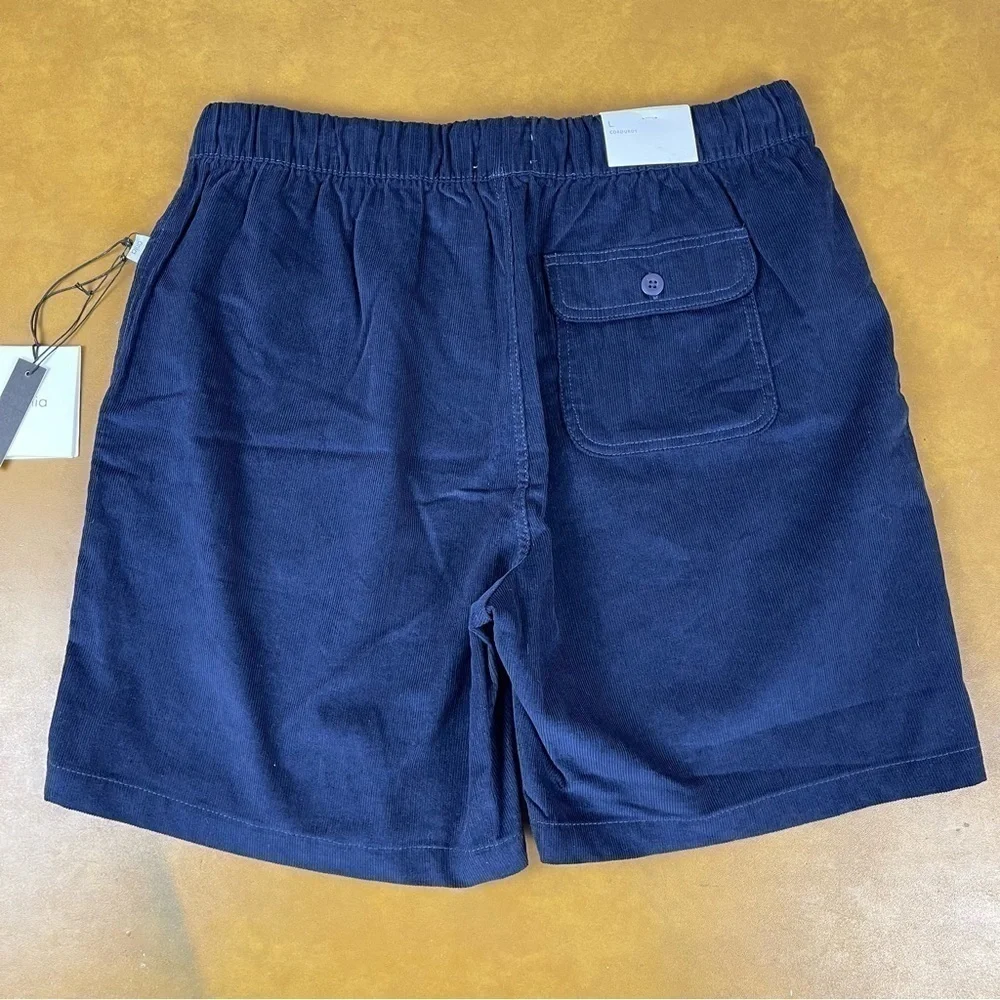 Onia Corduroy Pull-On (Deep Navy) Short Size Large‎ Men